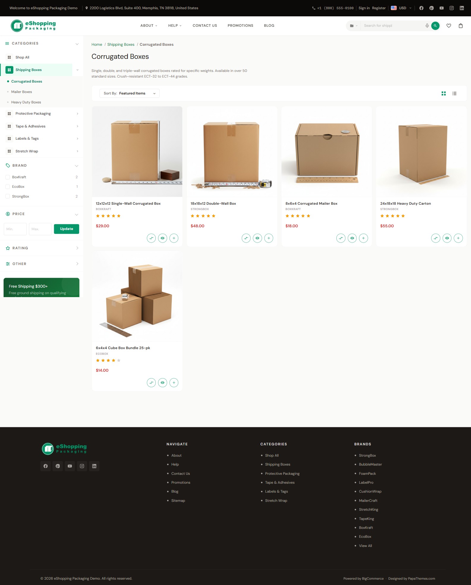 Category page example