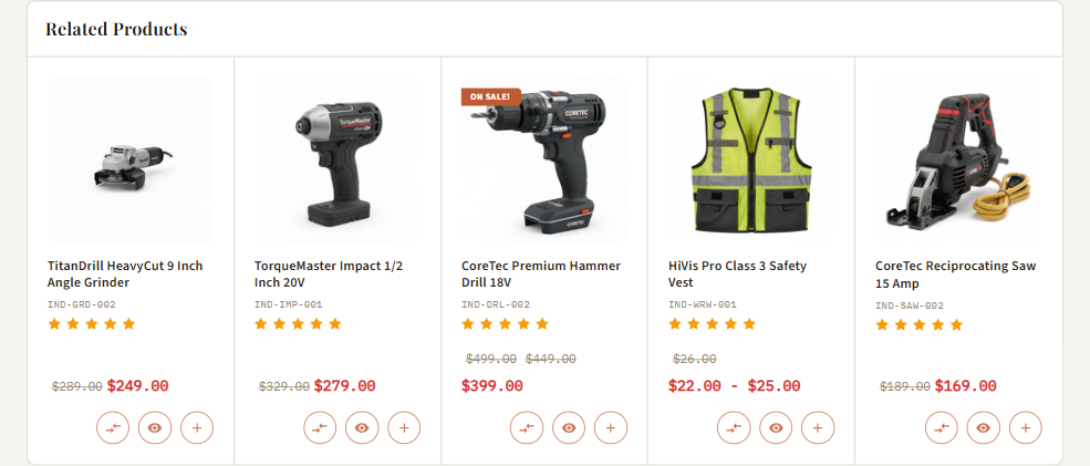 Related products slider